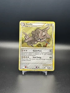 POKEMON HGSS UNLEASHED #24 STEELIX REGULAR RARE - NM - Picture 1 of 2