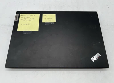 Lenovo ThinkPad E14 Gen 2, i5-1135G7, sin Ram/HDD/OS/cargador-potencia probada solamente Foto 1 de 4