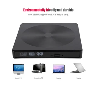 Usb 3.0 External Dvd Recorder Optical Drive For Win98 / Me / 2000 / Xp / V TOS - Bild 1 von 12