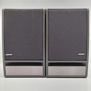 Bose Model 141 Regal Home Stereo Lautsprecher grau Paar getestet Kosmetik Mängel - Bild 1 von 17