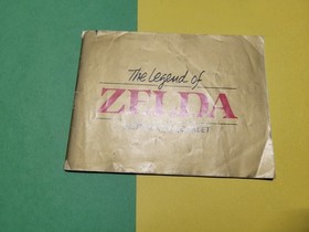 The Legend of Zelda Nintendo NES solo manuale ~ libretto istruzioni ~ 