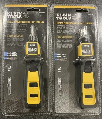 Klein Tools VDV427-300 Impact Punch Down Tool 66/110 Blade**NEW FACTORY SEALED* - Image 1 of 2