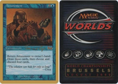Attunement - Tom Van de Logt - 2000 ~ Moderately Played World Championship P MTG - Image 1 of 1