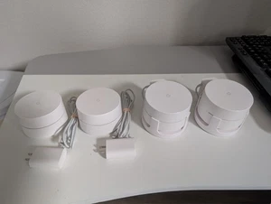 Router bezprzewodowy Google Wifi 1200 Mbps - biały - 4-pak - Zdjęcie 1 z 2