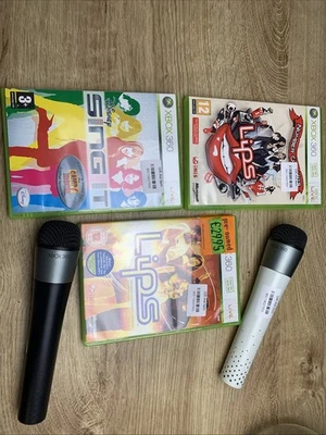 Microsoft Xbox 360 Lips Microphone and Game Bundle - Image 1 of 4