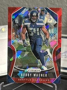 2019 Panini Prizm Football Bobby Wagner Red Cracked Ice Prizm - Bild 1 von 2