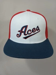 Cappello baseball Reno Aces berretto snapback bianco rosso logo ricamato MiLB SPEDIZIONE VELOCE - Foto 1 di 9