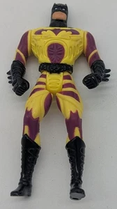 1997 Kenner Ice Blade Batman 5 Inch Action Figure - Purple/Yellow - DC Comics - Picture 1 of 2