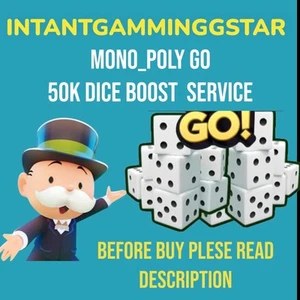 1x 50k Dice Boost Service (Mono_poly Go Stickers) Read Description Please - Picture 1 of 1