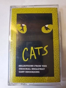 Cats Selections Highlights by Various Artists Broadway Cast Cassette 1982 Geffen - Picture 1 of 6