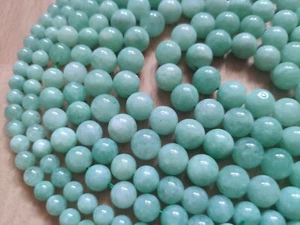 RARE ~ Burma Jade AAA Natural Green Gemstone Beads Strand 6/8/10mm - Picture 1 of 2