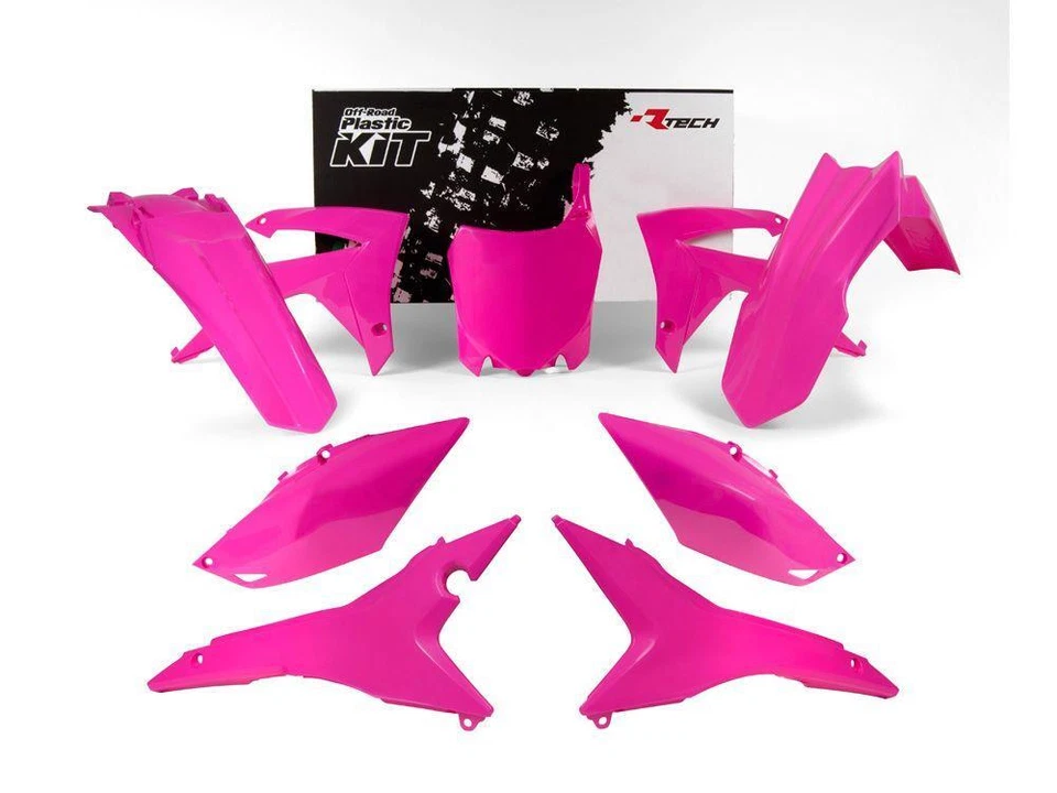 Rtech Plastikkit passt an Kawasaki KX 450F 16-18 neonpink - Bild 1 von 1