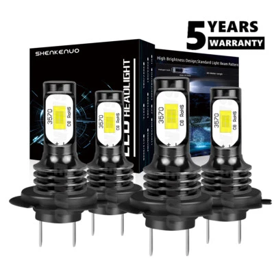 Combo de 4 faros LED bombillas de haz alto bajo 6000 k para Kia Sedona 2015-2018 2019 Foto 1 de 4