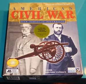 American Civil War from Sumter to Appomattox Vintage PC Game 1996 Win 95 Win 3.1 - Picture 1 of 1