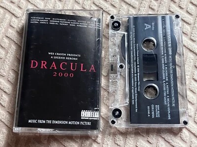 Dracula 2000 Soundtrack Cassette Tape System of a Down Disturbed Static-X (2000) - Image 1 of 3