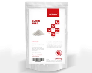 1 kg - 10 kg Glycin Pulver 100% rein - Aminosäure - vegan - ohne Zusatzstoffe NX - Bild 1 von 2