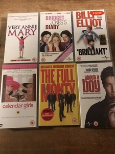 Bundle Of 6 VHS Videos Very Annie Mary About A Boy Billy Elliot Calendar Girls + - Picture 1 of 11