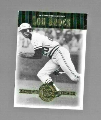 2001 UD Baseball #6 LOU BROCK Cardinals    Mint - Image 1 of 2