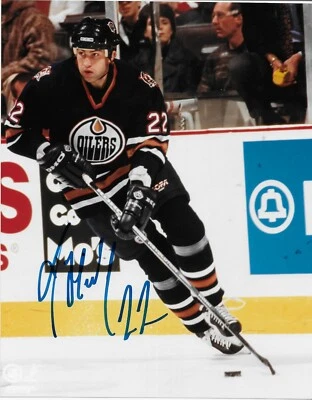 Signed Roman Hamrlik Edmonton Oilers Autographed 8x10 Photo #1 Original - Image 1 of 2