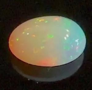 5,91 quilates patrón arco iris pinfire cristal ópalo Welo 15x11 óvalo - Imagen 1 de 7