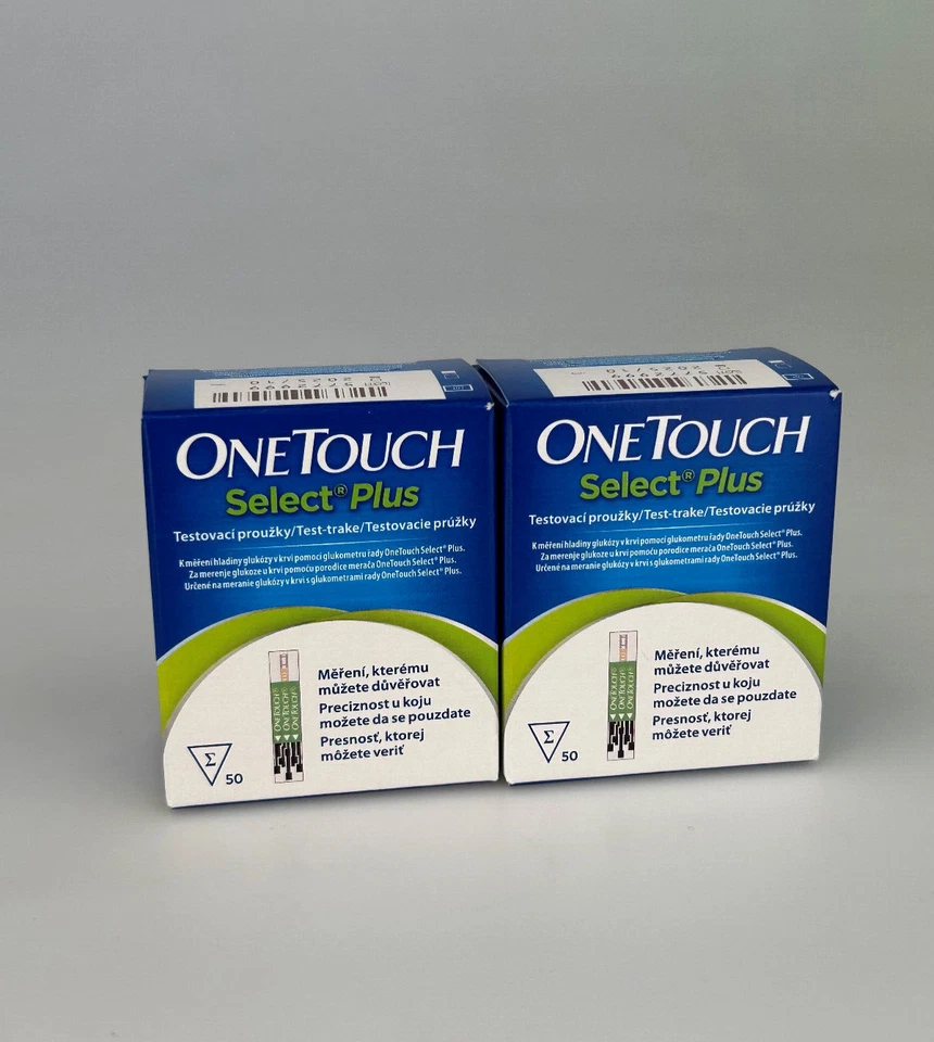 One Touch Select Plus Blutzuckerteststreifen | 100 Stück | Verfall: 31.01.2027 - Bild 1 von 1