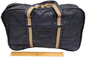 Vintage Jordache Blue Canvas Nylon Zip Top Travel Bag - Picture 1 of 6