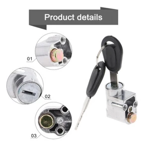Battery Safety Pack Box Lock W/2 Key For Motorcycle Electric Bike Scooter E-bike - Picture 1 of 11