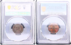 Weimar Rep. 2 Rentenpfennig 1923 A J-307 MS65RB Stempelglanz 120294 - Bild 1 von 1