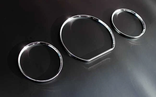 Cromo Anelli Cromati Tachimetro Tachochromringe Orologio per Mercedes W210 A208 - Immagine 1 di 1