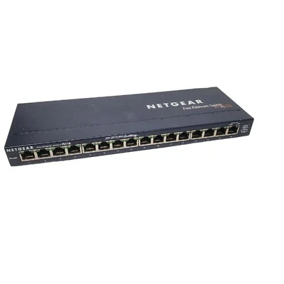 Netgear 16-портовый коммутатор Prosafe 10/100 сетевой коммутатор FS 116 Ethernet глобальный коммутатор - Изображение 1 из 4