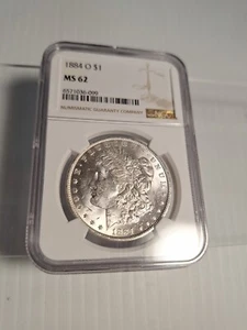 1884-O Morgan Dollar Silver $1 MS 62 NGC ☆ Really Nice ☆ - Picture 1 of 6