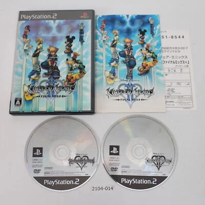 PS2 Kingdom Hearts 2 II Final Mix + Working NTSC-J Japan 2104-014 ' - Image 1 of 4