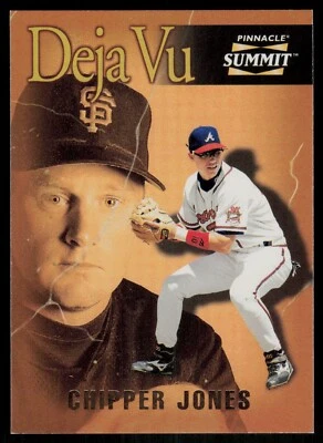 1996 Pinnacle Summit - Deja Vu Chipper Jones Braves, Matt Williams Giants #161 - Image 1 of 2