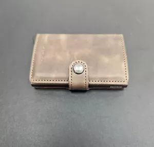 Secrid Mini Cartera Protector de Tarjeta Cuero Cartera Seguro Estuche para Tarjetas 8-10 Tarjetas - Imagen 1 de 5