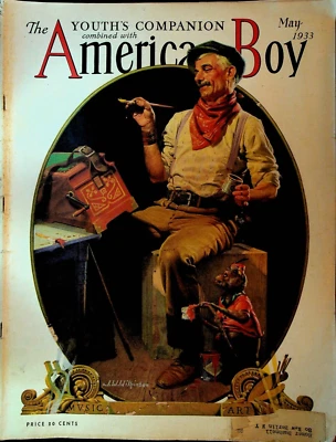 American Boy Magazine May 1933 JW Wilkinson William Heyliger Quintan Wood Foto 1 de 3