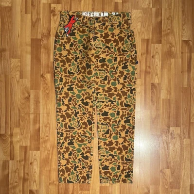 НОВЫЕ МУЖСКИЕ 34 42 BBC МИЛЛИАРДЕР МАЛЬЧИКОВ КЛУБ МОРОЖЕНОЕ MARIO JEAN В ИНКА ЗОЛОТОЙ КАМУФЛЯЖ - Изображение 1 из 4