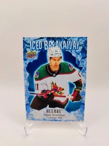 2023-24 UD Allure Dylan Guenther Iced Breakaway #IB-16 Arizona Coyotes Utah - Picture 1 of 2