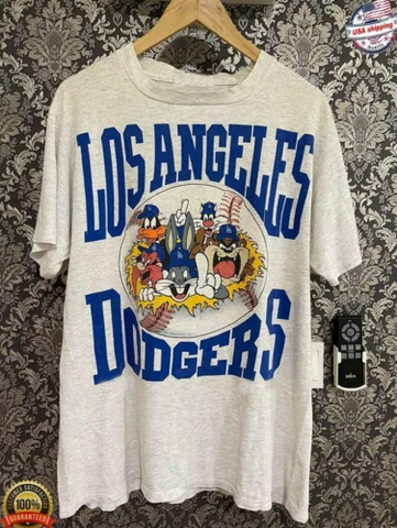 Vintage Los Angeles Dodgers Looney Tunes T Shirt U2019 Cover