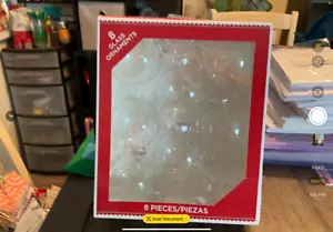 8 clear Christmas ornaments - Picture 1 of 1