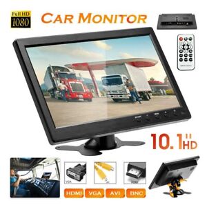 10.1" Monitor Mini TV Computer Display PC TV CCTV Display BNC/AV/VGA/HDMI