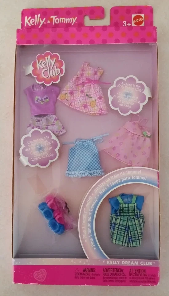 2002 Kelly Club Kelly & Tommy Fashion Outfits Shoes Mattel #47608