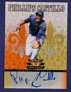 2012 Leaf Valiant Entwurf #PC1 Phillips Castillo Autogramm signiert - Bild 1 von 2