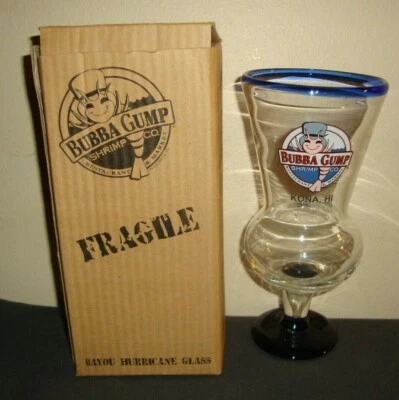 Bubba Gump Shrimp Co Bayou Hurricane Glass Kona HI Hawaii  - Image 1 of 4
