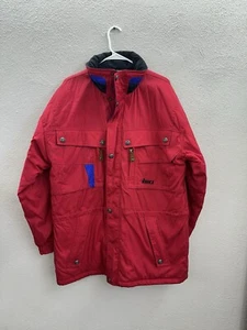 Nordica Classics Mens Jacket Size Large Red DoubleClose Insulated Ski Winter VTG - Picture 1 of 13