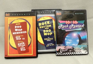 Rock, Rhythm and Doo Wop /  Doo Wop Memories / Rock Rewind- 3 DVD set PRISTINE - Bild 1 von 15