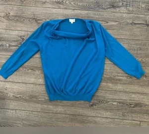 TSE Luxus Blau Kaschmir Pullover Gehoben Profi High End Modern - Bild 1 von 2
