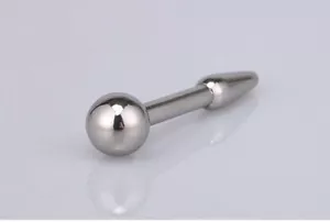 Male Masturbator Glans Metal Penis Plug Trainingor Massager Glans Dilator - Picture 1 of 8