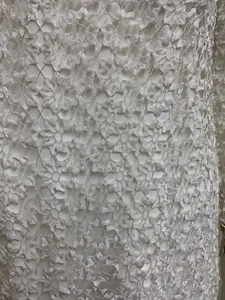 ANTIQUE 1920’s 30’s RICK RACK LACE DRESS WHITE LACE HANDMADE BEAUTIFUL SMALL - Picture 1 of 12