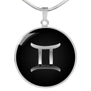 Géminis Zodiaco Horóscopo Collar de Lujo Constelación Joyería Regalos para Mamá Esposa - Imagen 1 de 9