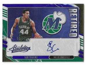 Absolute Memorabilia Sam Perkins 2020-21 automático retirado #Ra-Spe Mavericks 25/07 - Imagen 1 de 2